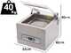 Macchina sottovuoto a campana Euro 3500 Inox - Barra saldante da 35cm