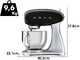 Smeg SMF04BLEU Nero - Impastatrice Planetaria - Vasca in Inox da 4,8 litri