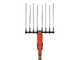 Bahco BCL54TP - Abbacchiatore elettrico 230/380 cm a batteria a zaino 36V 20Ah - Asta telescopica in carbonio + prolunga