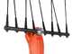 Bahco BCL54TP - Abbacchiatore elettrico 230/380 cm a batteria a zaino 36V 20Ah - Asta telescopica in carbonio + prolunga