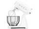 Smeg Full Color Bianco SMF05WHEU - Impastatrice Planetaria - Vasca in Inox da 4,8 litri