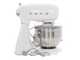 Smeg Full Color Bianco SMF05WHEU - Impastatrice Planetaria - Vasca in Inox da 4,8 litri