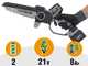 BlackStone PRX 20 - Potatore manuale a batteria - 2 x 21V 4Ah