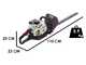 BlackStone HTB-2560 - Tagliasiepi a scoppio - Lama da 60 cm - 25.4 cc