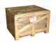 AgriEuro Cibus - Forno a legna per pizza da esterno Inox 60x60 - Capacit&agrave; cottura: 2 pizze
