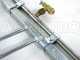 Coppia aste inox irrorazione con getti a farfalla in ottone 4+4 completo di supporti INOX