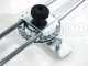 Coppia aste inox irrorazione con getti a farfalla in ottone 4+4 completo di supporti INOX