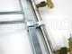 Coppia aste inox irrorazione con getti a farfalla in ottone 4+4 completo di supporti INOX