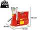 GeoTech-Pro EWPM200T - Pellettatrice trifase - Produzione in casa del pellet da riscaldamento