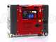 GeoTech-Pro DGP8000SE-3 - Generatore di corrente diesel silenziato carrellato con AVR 6 kW - Continua 5.5 kW Trifase + ATS