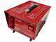 GeoTech-Pro DGP8000SE-3 - Generatore di corrente diesel silenziato carrellato con AVR 6 kW - Continua 5.5 kW Trifase + ATS