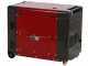 GeoTech-Pro DGP8000SE - Generatore di corrente diesel silenziato carrellato con AVR 6 kW - Continua 5.5 kW Monofase