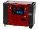 GeoTech-Pro DGP8000SE - Generatore di corrente diesel silenziato carrellato con AVR 6 kW - Continua 5.5 kW Monofase