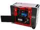 GeoTech-Pro DGP8000SE - Generatore di corrente diesel silenziato carrellato con AVR 6 kW - Continua 5.5 kW Monofase + ATS