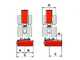 GeoTech Pro KFM 170M - Trinciaerba per trattore - Serie medio-leggera - Spostamento manuale