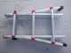 Svelt Scalissima GR, 2x6 gradini, 3 mt - Scala in alluminio telescopica