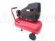 Fini Ciao 24 - Compressore aria elettrico portatile monofase, oil-less - Motore 1,5 HP - 24 lt