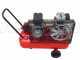Fini MK 102 N 50 2M - Compressore aria elettrico monofase a cinghia - Motore 2 HP - 50 lt
