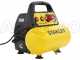 Stanley DN 200/8/6 - Compressore aria elettrico portatile monofase, oil-less - Motore 1.5 HP - 6 lt