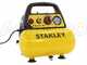 Stanley DN 200/8/6 - Compressore aria elettrico portatile monofase, oil-less - Motore 1.5 HP - 6 lt