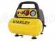 Stanley DN 200/8/6 - Compressore aria elettrico portatile monofase, oil-less - Motore 1.5 HP - 6 lt