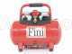 Fini Energy 12 - Compressore aria elettrico portatile monofase, oil-less - Motore 1.5 HP - 12 lt