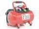 Fini Energy 12 - Compressore aria elettrico portatile monofase, oil-less - Motore 1.5 HP - 12 lt