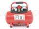 Fini Energy 12 - Compressore aria elettrico portatile monofase, oil-less - Motore 1.5 HP - 12 lt