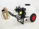 Kit motopompa irrorazione con gancio Comet APS41/Loncin G160F con carrello e serbatoio 120L