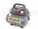 Nuair New Vento 200/8/6 - Compressore aria elettrico portatile monofase, oil-less- Motore 1.5 HP - 6 lt