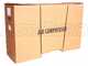 Michelin MCX 300 858 - Compressore aria elettrico trifase a cinghia - Motore 7.5 HP - 270 lt