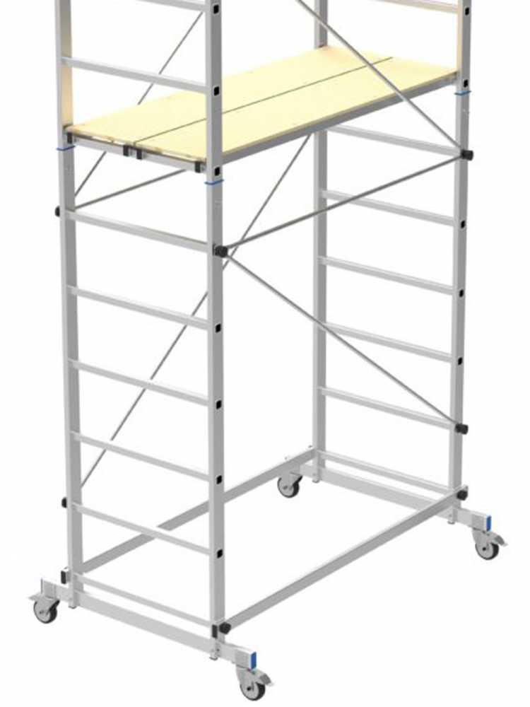 Ponteggio Alluminio Marchetti Zeus - Altezza 3,60 M, 2 Semiripiani, Per Edilizia - Foto 5