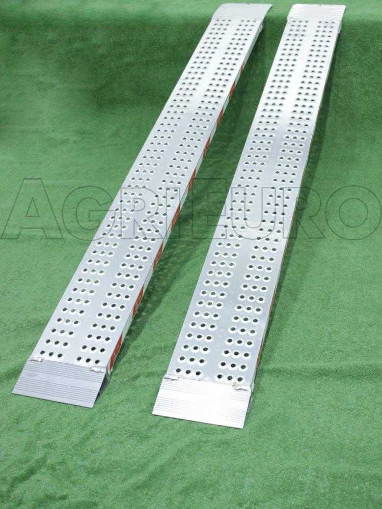 Rampa In Alluminio Fissata Gierre RF200 - Larghezza 20cm Con Superficie Antiscivolo, Lunghezza 200cm - Foto 1