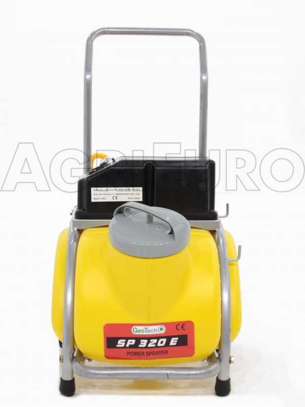 GeoTech SP 320 E - Pompa irroratrice carrellata elettrica a batteria - 30L