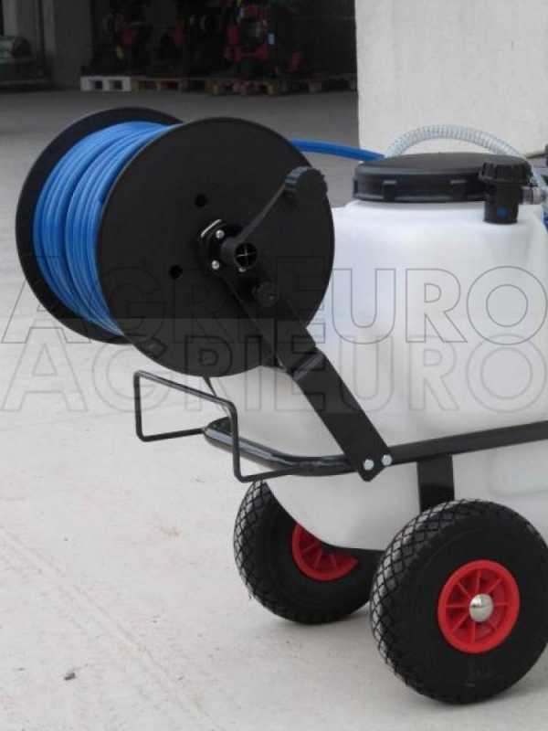 Kit motopompa irrorazione - Pompa Comet MC18 con motore elettrico con carrello e serbatoio 50L