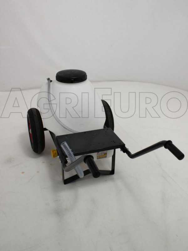 Kit motopompa irrorazione - Pompa Comet APS31 con motore elettrico con carrello e serbatoio 120L