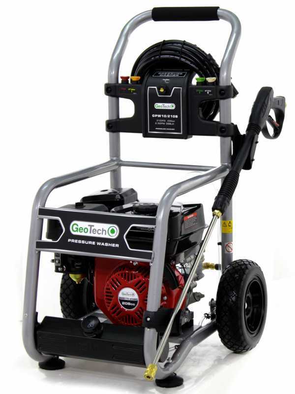GeoTech GPW 10/210 B - Idropulitrice a scoppio - 233 bar - 568 L/h - motore a benzina 208cc 7 HP