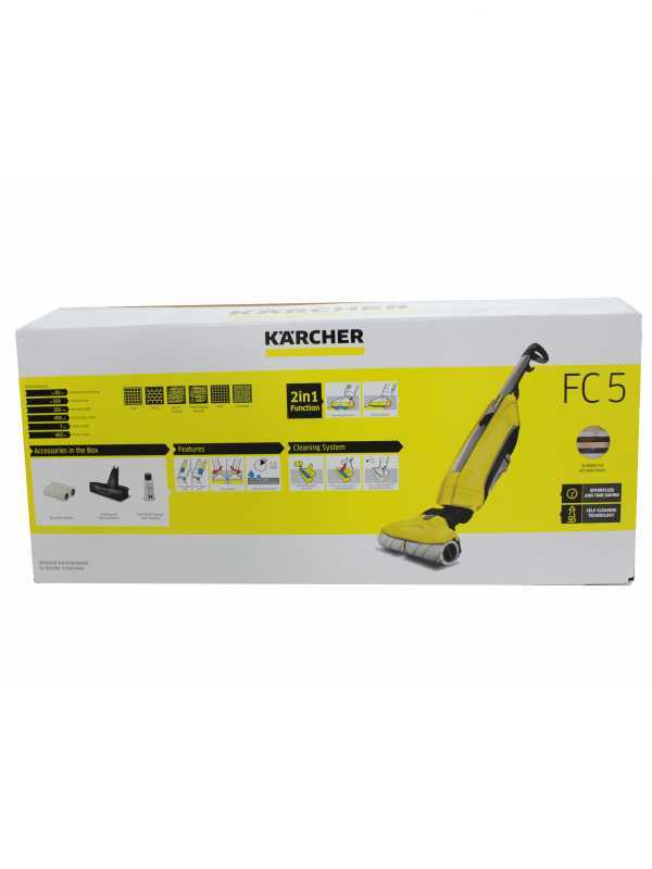 Lavapavimenti Karcher FC 5 - Lava, asciuga e aspira pavimenti 460 W