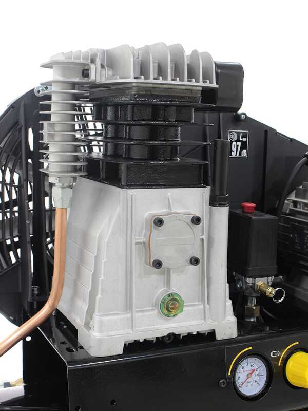 Stanley Fatmax B 400/10/100 -Compressore aria elettrico monofase a cinghia - Motore 3 HP - 100 lt