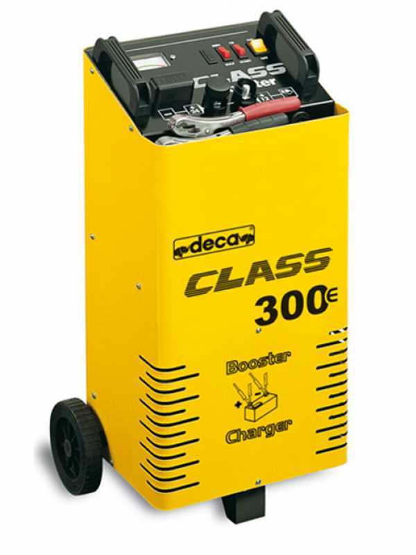 Deca CLASS BOOSTER 300E - Caricabatterie avviatore - carrellato - monofase - batterie 12-24V