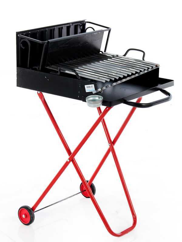 Pegoraro Angelo 142 Small - Barbecue portatile a legna e carbone - Pieghevole