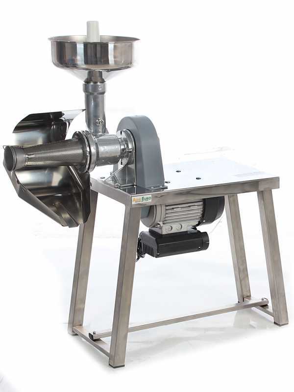 Passapomodoro con banco AE-SM5 INOX con motore elettrico - 600W - 1 Hp