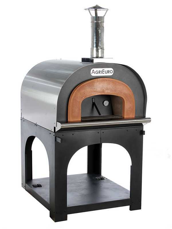 Forno a legna da esterno Cibus INOX 800 - 5 pizze