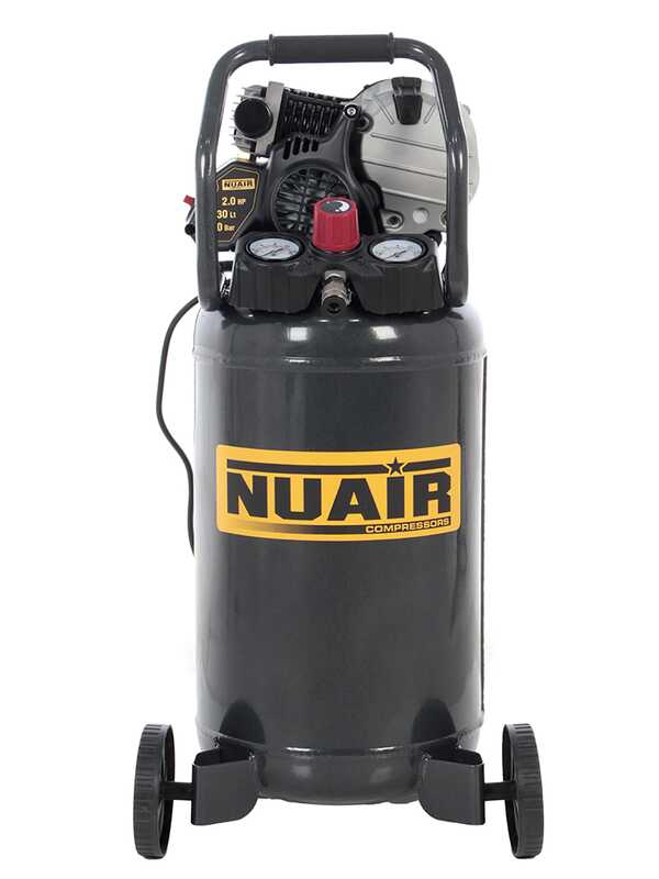 Nuair FU 227/10/30V - Compressore aria elettrico portatile monofase - Motore 2 HP - 30 lt