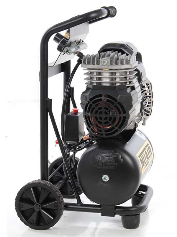 Nuair sil air 244/10 PCM - Compressore aria elettrico verticale monofase, oil-less - Motore 1.5 HP - 10 lt