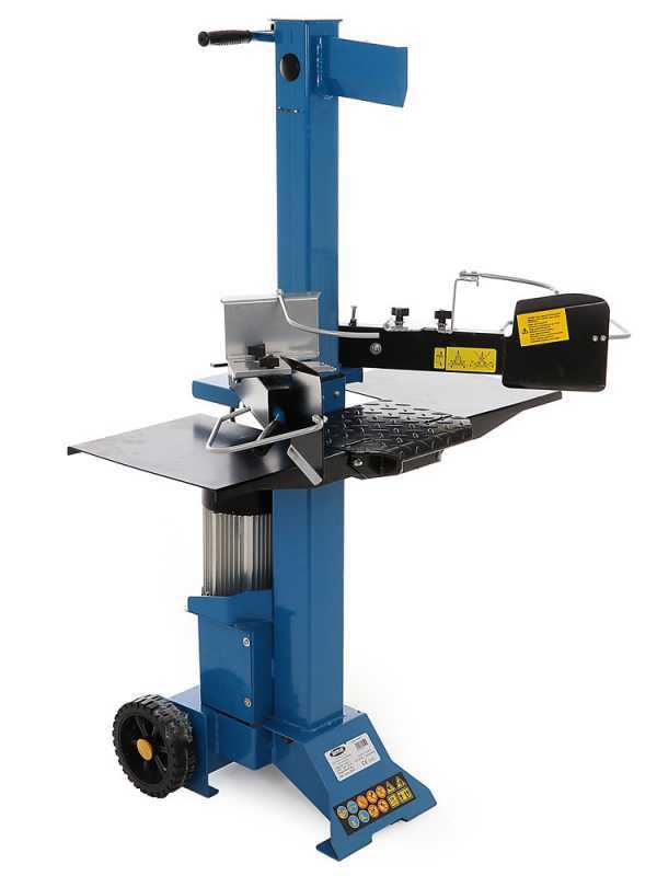 AMA TORO - Spaccalegna elettrico - Verticale - Potenza di spinta 6 tonnellate - 230V