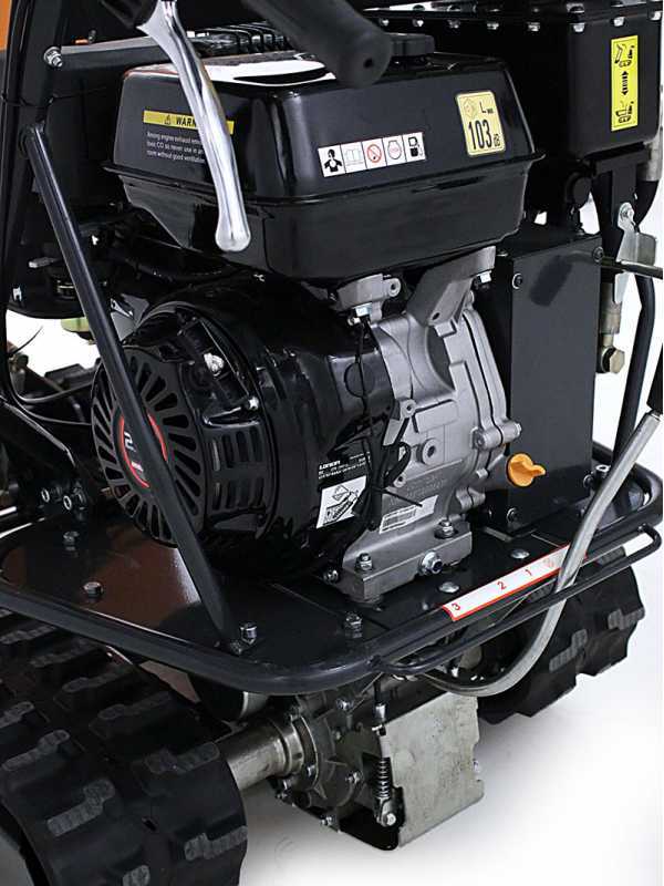 Ama TAG500TD - Motocarriola cingolata cassone dumper idraulico 500Kg