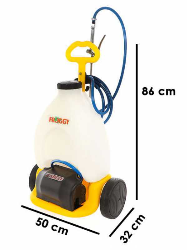 Arco Froggy Eco - Pompa irroratrice elettrica - A trolley - 20L