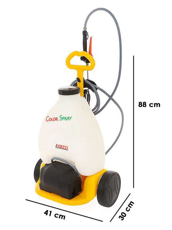 Arco Froggy Color Spray - Pompa irroratrice elettrica - A trolley - 20L