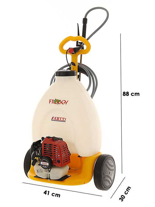 Arco Froggy S20 - Pompa irroratrice a scoppio - Motore TU26-QL - 20L
